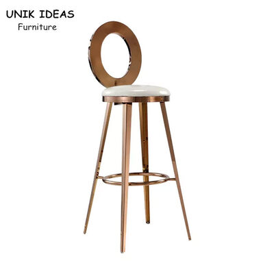ราคาดี Modern Wedding High Bar Chair Stainless Steel Counter O Back Gold Bar Stool ออนไลน์