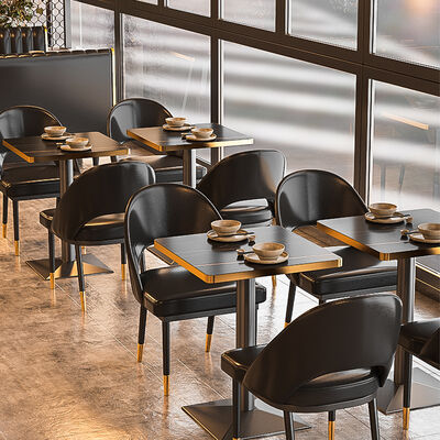 Bon prix Couchette de salle à manger Assises commerciales Pub Hookah Lounge Restaurant Booth Sofa Restaurant Chaises de table en ligne