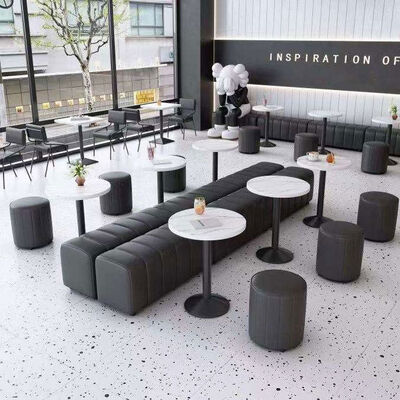 Bon prix Modern Bar Restaurant Café Boutique Booth Canapé Ensemble de meubles Table et chaise de café Ensemble de meubles de salle à manger d'hôtel en ligne