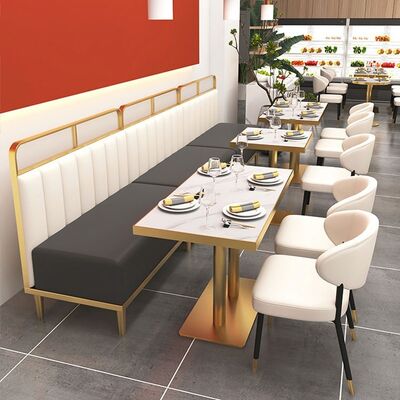 Bom preço Restaurante de música de luxo e luxo Loja de café Comércio de cabines acrílicos Sofá e cadeiras de mesa Mobiliário on-line