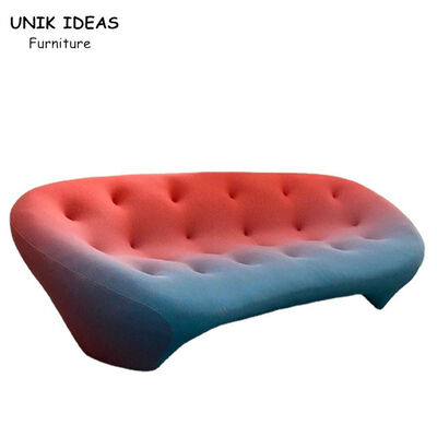 Buen precio Sala de estar tradicional Sofa Arc Shaped Decoration Reception seccional 120 x 90 en línea