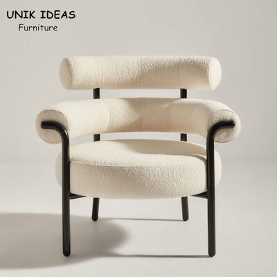 Buen precio Butaca Sofa Accent White Elegant de Seater de la tela de la zalea sola los 79.1cm en línea