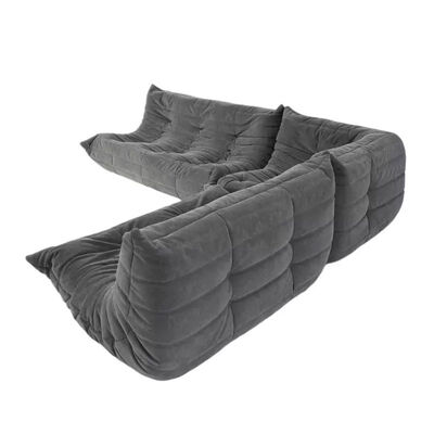 Good price Modular Living Room Sectional Sofa Leather Home Furniture Lazy Sofa Set online