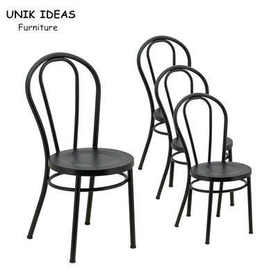 Buen precio Metal curvado que cena el vintage Bentwood al aire libre Thonet de la silla 4.6kg en línea