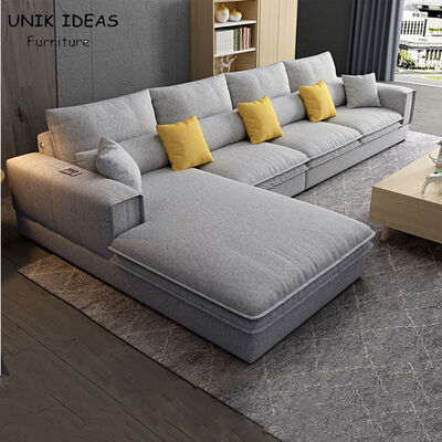 Guter Preis Nordisches Möbel-Wohnzimmer Schnitt-Sofa Fabric Corner Lounge L-förmig Online