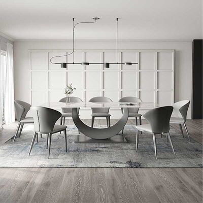 Good price Dining Table Slate Stone Top Moon Design Modern Dining Table Sets online