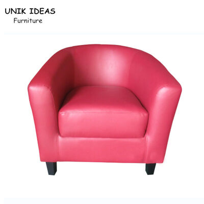 Good price PVC Leather Modern Single Armchair Weedtree Frame For Restaurant Club Seat online