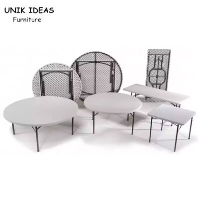 Bom preço portátil dobrável plástico da mesa redonda do HDPE de 5ft para o evento exterior do partido on-line