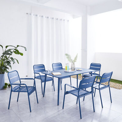 Guter Preis Farbenfrohe Terrassen Balkon Möbel Stapelbare Garten Kaffeetafel und Stuhl Wasserdicht Online