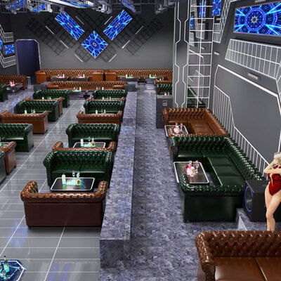 Dobra cena Luxury Bar Sofa Set Club Meubles Booth Sofa KTV Lobby Sofa Meubles Wholesale w Internecie