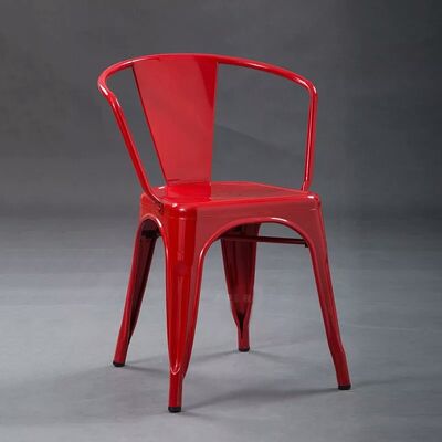 Bon prix Chaise de salle à manger en fer métallique industriel ancien en ligne