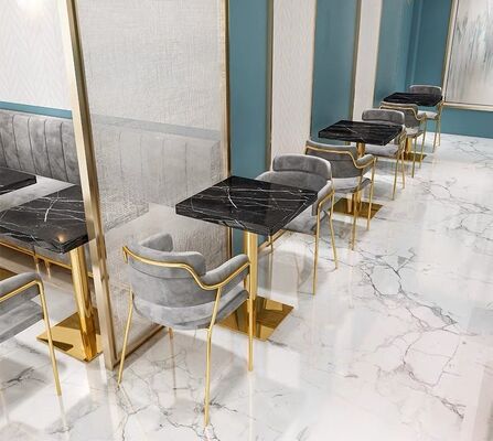 Dobra cena Velvet Design Komercyjny Pub Hookah Lounge Restauracja Stolik Kawa Stolik Sofa i krzesła stołowe Restauracja w Internecie