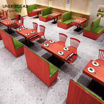 Harga bagus Harga Promosi Desain Modern Restoran Booth Seating Dengan Meja Restourable Meja dan Kursi on line