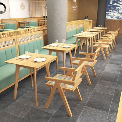 Guter Preis Moderne Restaurantschale Sitzgelegenheiten Kaffeeshop Esszimmer Massivholz Rattan Sofa Stühle Online