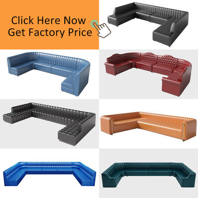 Giá tốt Thiết lập chỗ ngồi bằng da tùy chỉnh cho câu lạc bộ đêm, KTV & Hookah Lounge trực tuyến