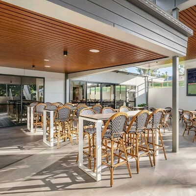 İyi fiyat Ticari Dış Mekan Rattan Mobilya – Restoran ve Veranda Kullanımı İçin Fransız Bistro Sandalyeleri çevrimiçi