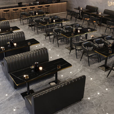 Guter Preis Vielseitige Restaurant- & Barbestuhlung – Modulare Ledersitzbänke, Sofas & Cafétische Online