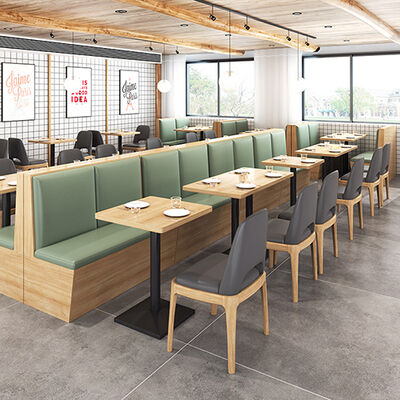 Good price Factory Direct High End Restaurant Furniture Green Leather Booth Seating online