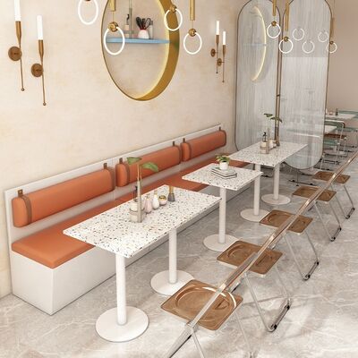 Bon prix Ensemble de mobilier de restaurant/café/hôtel commercial moderne au meilleur prix, banquette et table en ligne