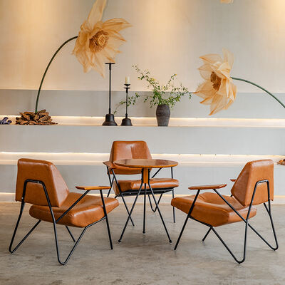 Bon prix Zone de négociation de table et chaise pour café commercial, chaise de restaurant de musique, mobilier de chaise de loisir en ligne