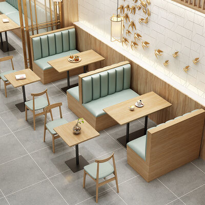 Buen precio Asientos de banco para restaurante de madera personalizados con juegos de mesas en línea