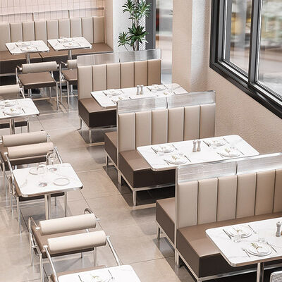 Bon prix Banc de restaurant de luxe léger pour café et bar, canapé de loisirs pour restaurant, banc de restaurant en ligne