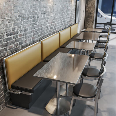 Guter Preis Beste Preise Kaffeeshop Tisch und Stuhl Restaurant Möbel Kantine Barhocker Licht Luxusofa Restaurant Booth Online