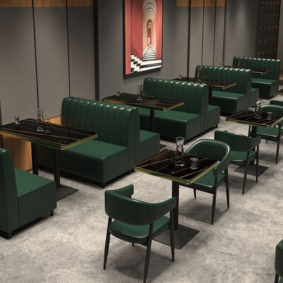 Prezzo buono Best Price Factory Restaurant Sitting Booth for Restaurant Furniture Metalli Tavolo da caffè Con sedie in linea