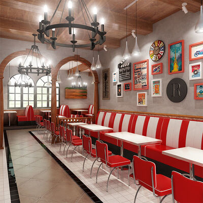 Giá tốt Ghế Sofa Quầy Bar Quán Cafe Quán Ăn Nhà Hàng Đa Màu Phong Cách Cổ Điển trực tuyến