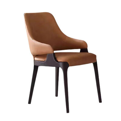 Good price Modern Italian Designer Style Creative Hotel Reception Negotiation Cafe Wooden Dining Chairs online