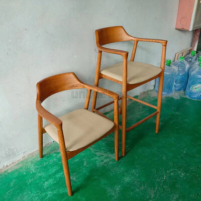 Bom preço Poltrona de sala de estar de nogueira de meados do século, assento único, móveis de restaurante, cadeira de jantar de lazer on-line