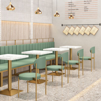 Guter Preis Großhandel Hochwertige langlebige hübsche kommerzielle Holzrestaurant-Stand Sofa und Restaurant-Tischstühle Set Online