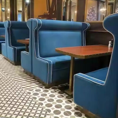 Buen precio Comida barata moderna personalizada Banquillo tapizado Banquete Restaurante Muebles Sofá Stand Sillón Set de comedor en línea