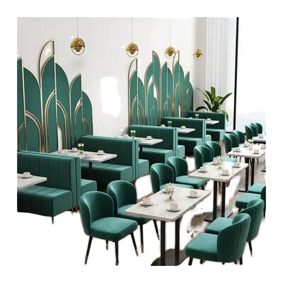 Guter Preis Individuell gestaltete moderne Café-Bank-Sitzgelegenheiten, Tische und Stühle für Fast-Food-Restaurants, Sofas für Cafés Online