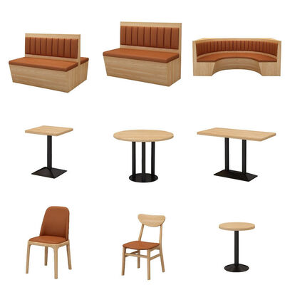 Good price Solid Wood Modern Restaurant Booth Seating with Multi-Functional Cafe Sofa for Commercial Dining online
