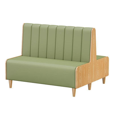 Good price Customizable Leather Upholstered Double Booth Seating Commercial Grade Banquette Bench for Restaurants online
