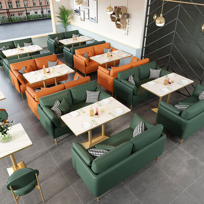 Good price Modern Comfortable Durable Leisure Leather Sofa Set for Restaurant Cafe and Hotel Easy to Clean online