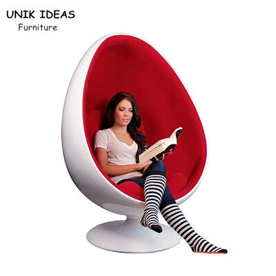 Good price Lounge Pod Fiberglass Egg Chair Swing Indoor With Speaker Living Room 135cm online
