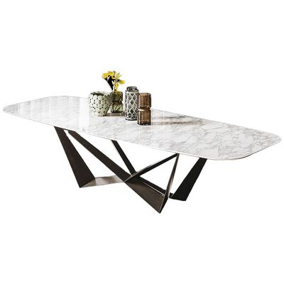 Good price Small Luxury Dining Table And Chairs 4 Person Marble Dining Table Set 200cm 180cm 160cm 220cm online