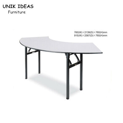 Goede prijs Het triplex Crescent Banquet Folding Table And zit Boogvormige Hoek 6ft 8 voor Voet online