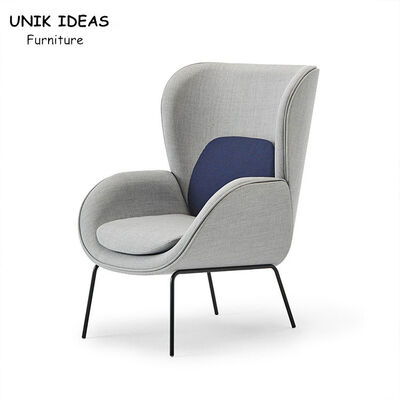 Goede prijs Hoge Achter Zwarte Wingback de Stoffenwoonkamer 99CM van Sofa Single Seater Chair Bed online