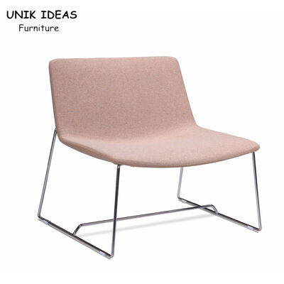 Bon prix Hôtel simple confortable moderne d'accent de Seater Sofa Without Arms Armless Pink en ligne
