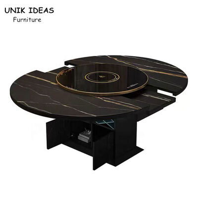Buen precio 6 a la mesa de comedor y a las sillas extensibles de 8 Seater para los pequeños espacios Grey Induction Cooker el 120cm en línea