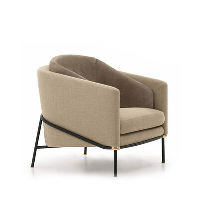 Guter Preis Freizeit-einzelner Sofa Arm Chair Enveloping Shape-Gewebe-Wohnzimmer-Sitzer 800x860x750mm Online